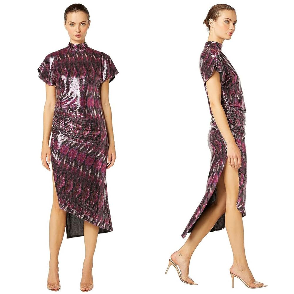 MISA Los Angeles $465 Women's Sequin Diva Dress size Medium